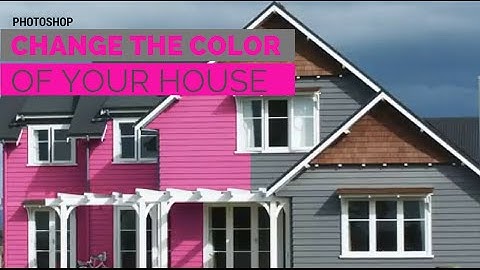 Change your House Color in Photoshop - test new colors to paint your house