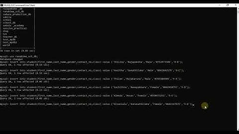 Explain how to insert data into tables created using DDL Query.