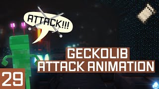 Minecraft 1.19.2 Fabric Modding Tutorial | GECKOLIB ATTACK ANIMATION | #29