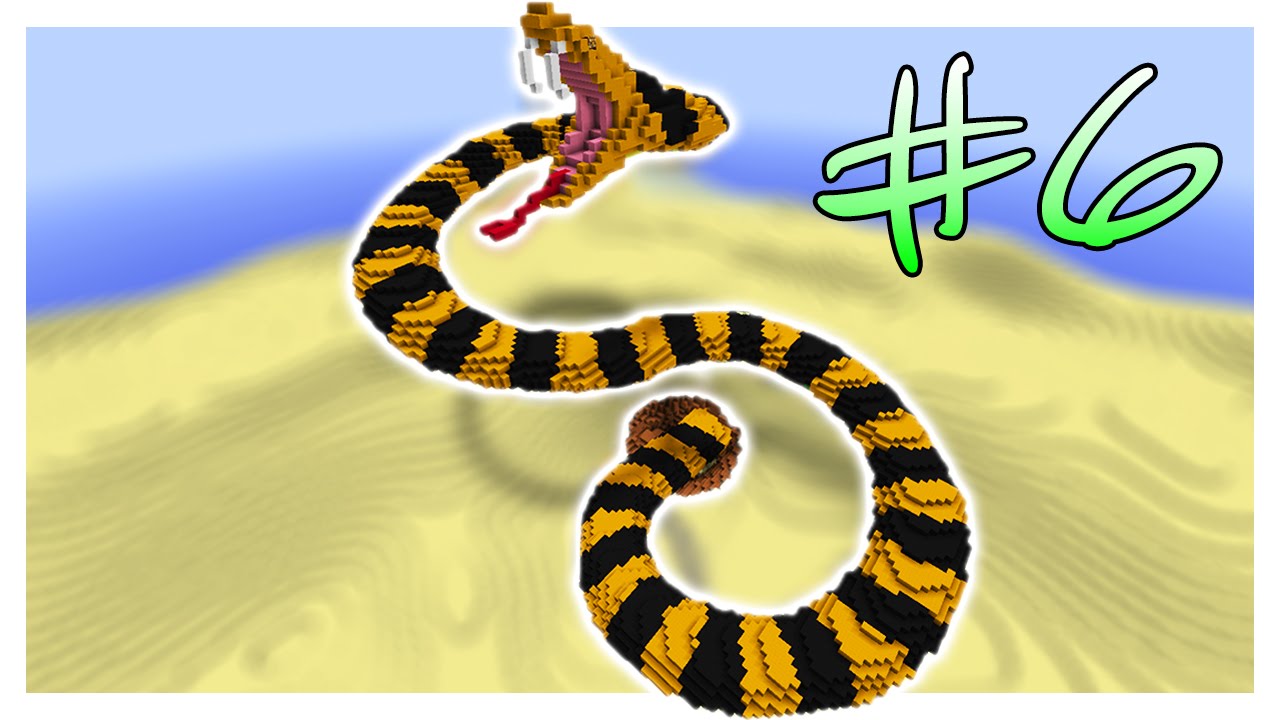 Магия & Змея - Битва Строителей #6 - Minecraft Mini-Game