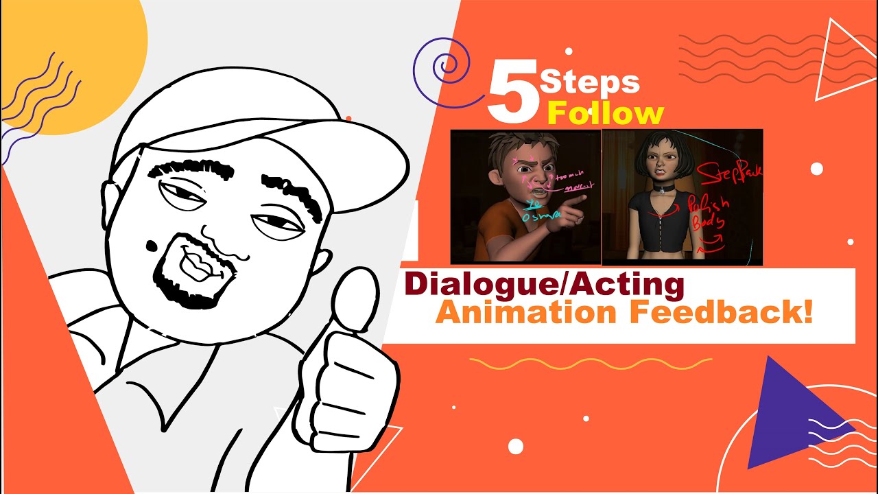 Acting Dialogue Animation Workflow Tips - Animation Feedback 08 - اردو ...