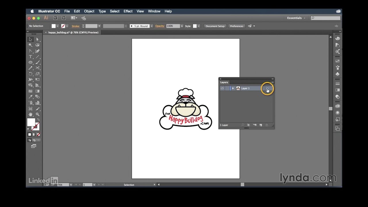 Exploring The Layers Panel Illustrator Cc Essential Training 15 Lynda Com Youtube