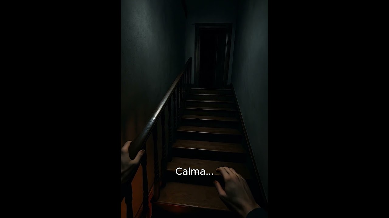 🖤 Você acorda… e tem algo do outro lado da porta. 