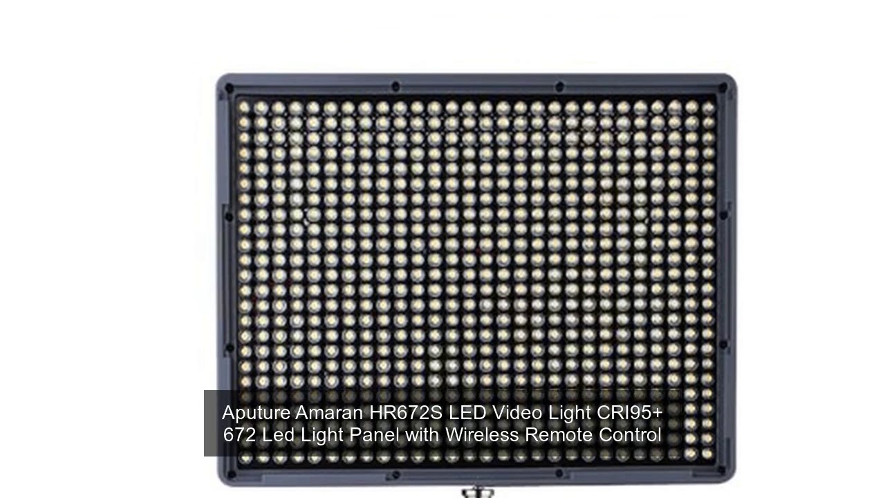 Aputure Amaran HR672S LED Video Light CRI95+ 672 Led Light Panel with Wireless Remote Control