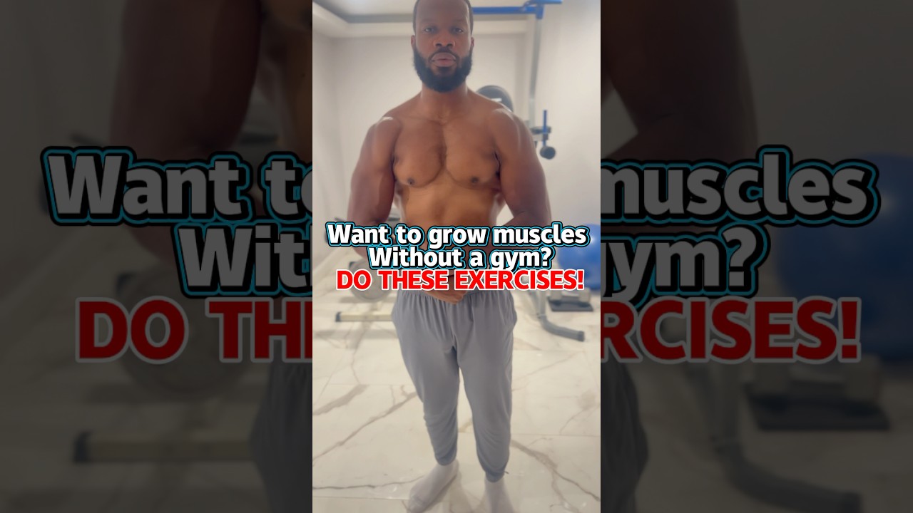 3 Home Exercises That Made Me Muscular (No Gym) 