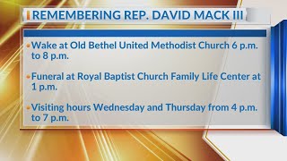Funeral arrangements announced for former Rep. David Mack III