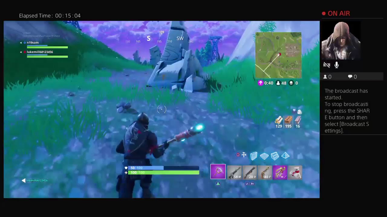 Ryry MS Fortnite trying to win part 3 with Luke