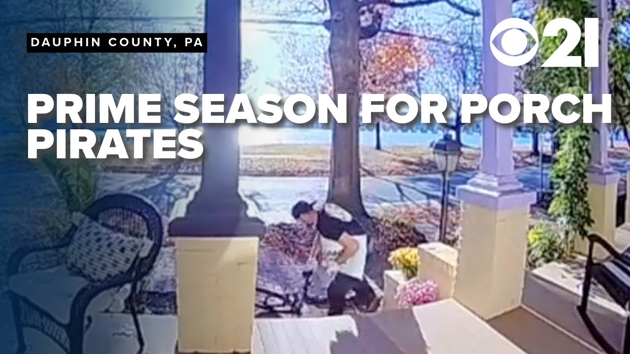 Porch pirates caught on camera; police give safety tips for holiday ...