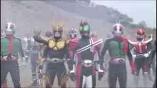 Kamen Riders vs Shadow Moon - Most Epic Rider Kick Ever