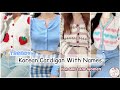 Types of Korean Cardigan with names/cardigan design/korean sweater name/cardigan name/sweater names