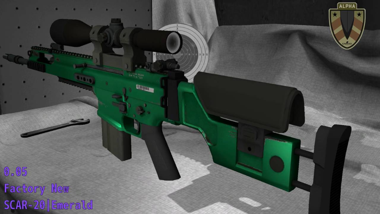 SCAR 20  Emerald Wear/Float