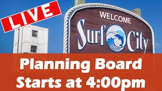 Surf City NC Planning Board, October 9th, 2025 at 4PM