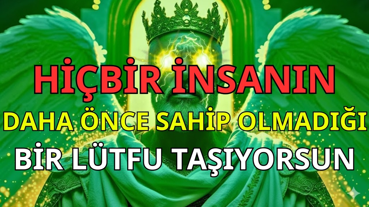 SEÇİLMİŞ KİŞİ, PEYGAMBERLERİN SAHİP OLDUĞU RUHANİ HEDİYELERE SAHİPSİN | TANRI'NIN MESAJI