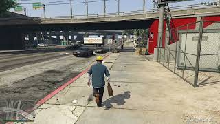 Stealing An Important Suitcase At A Construction Site / Gta V - Gameplay No Commentary