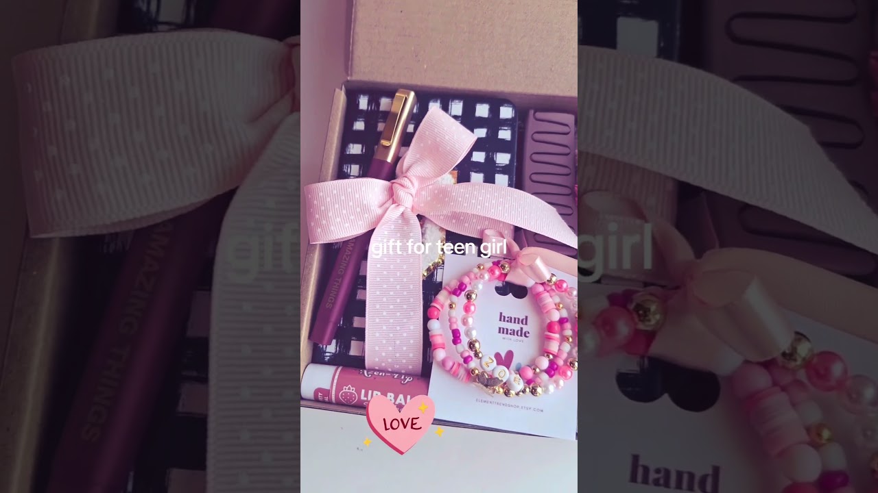 Teen Gift Custom Gift Box for Teenager Birthday Gift Hamper for Daughter Bead Bracelet Gift
