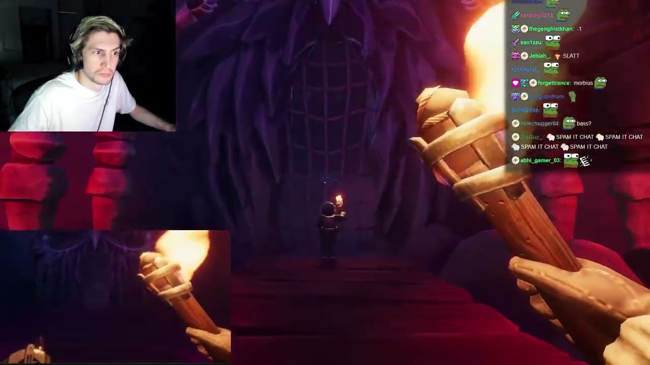 Charlie scaring xQc during game