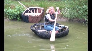 We Made Two Coracle Basket Boats 4K