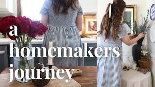 how I grew to love homemaking || Calm + Cozy Cottage Homemaking