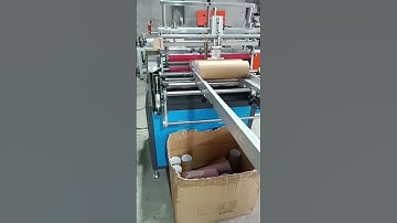 Paper tube labeling machine