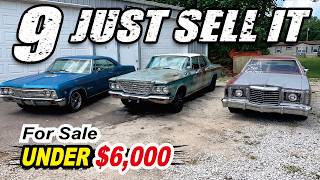 9 Classic Cars Nobody Wants Selling Under $6,000 Right Now