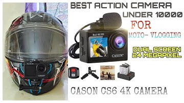 Unboxing Cason CS6 Action camera for Motovlogging | Best budget 4k action camera | Under 10000
