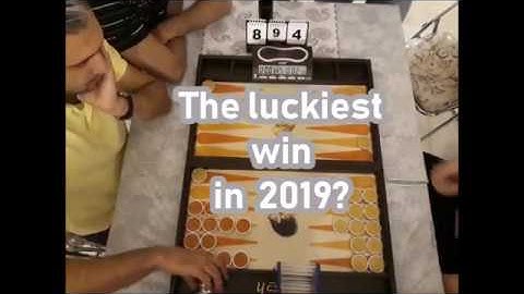 The luckiest win in 2019?