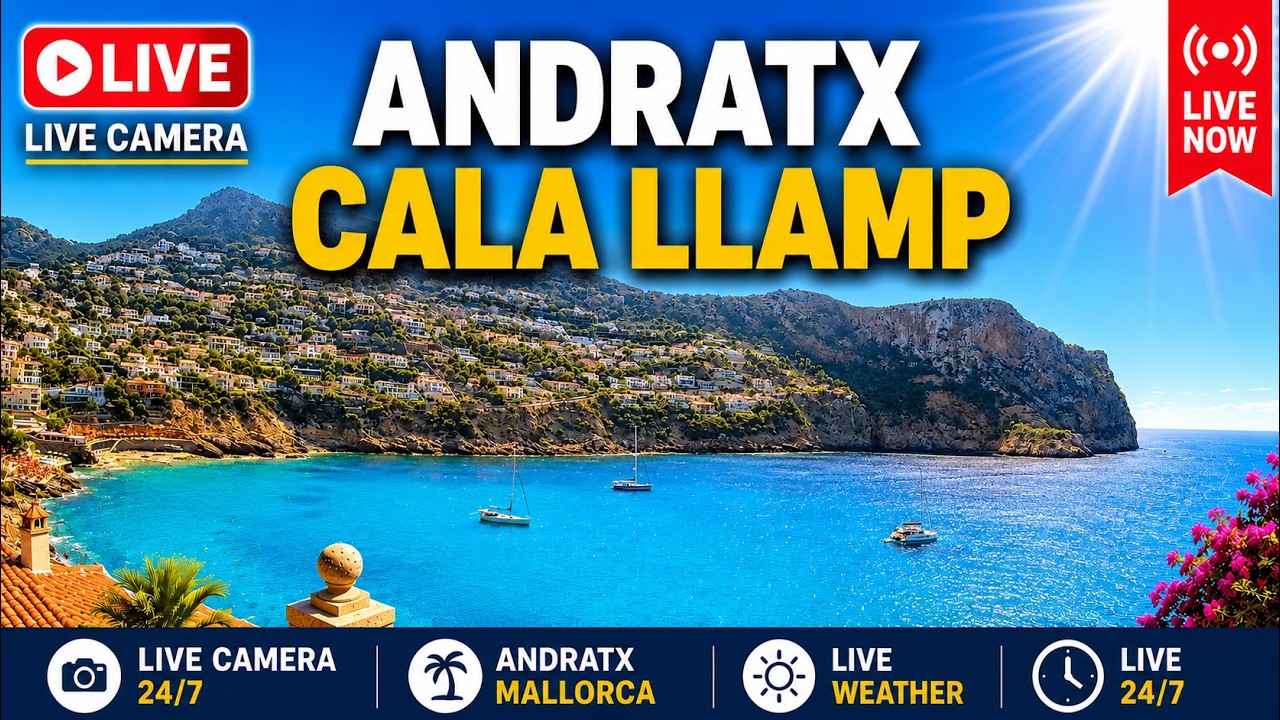 Cala Fornells Panorama Live – Mallorca — Calvià, Balearic Islands live camera thumbnail