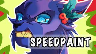 Warrior Cats OC Speedpaint - Hollyberry (Art Fight 2026)