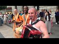 Sundar Nitai Prabhu of Harinama Ruci Engages Dublin Tourists in Chanting Hare Krishna and Dancing