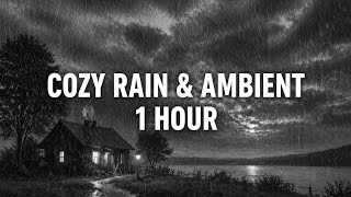 Small House in Rain | Clouds &amp; Ambient | Cozy Relaxation