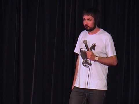 Funny stand-up comedian Stephen Carlin at Chortle'...