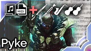 Pyke login theme - League of Legends (Synthesia Piano Tutorial) chords