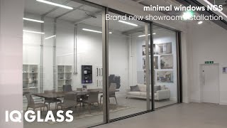minimal windows NGS Reveal at Sky House Showroom.