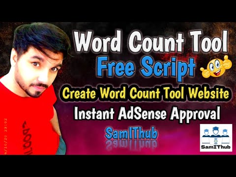 How to Create a Word Counter Tool Website 2023 | AdSense Approval 100% | Complete Tutorial in Hindi