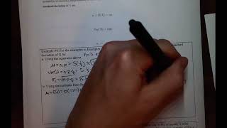 NorthArk MAT 2113 Finite Lesson 8.4 Example #4 Binomial Mean and Standard Deviation