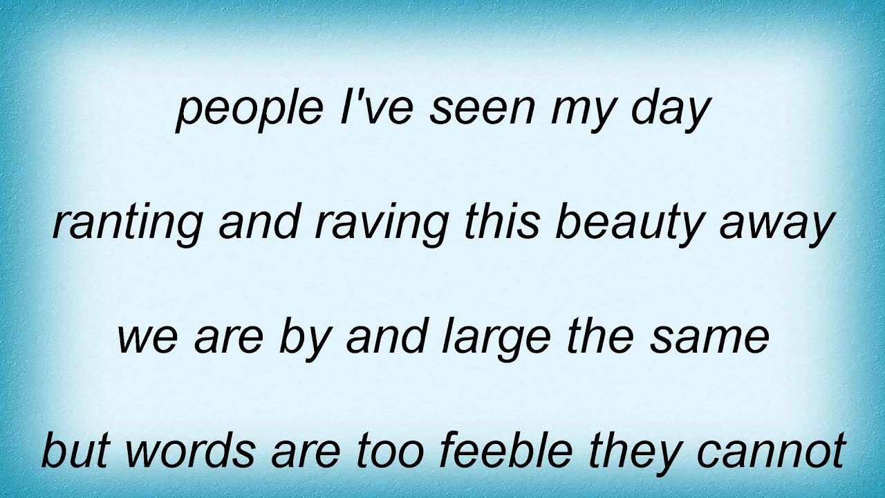 Live Stage Lyrics YouTube