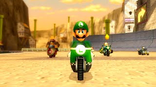 Mario Kart Wii - 150cc Flower Cup (Luigi Gameplay)