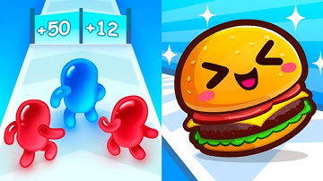 Join Blob Clash 3D VS Food Run MAX LEVELS UNLOCKED Gameplay Android,ios
