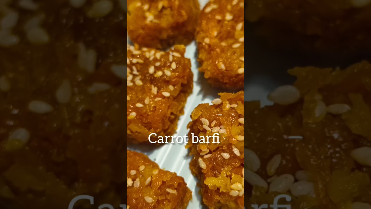Carrot Barfi Recipe | Easy Gajar Barfi at Home | Desi Taste🌸