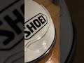 Paint pen paint job on the Shoei I wrecked in at VIR
