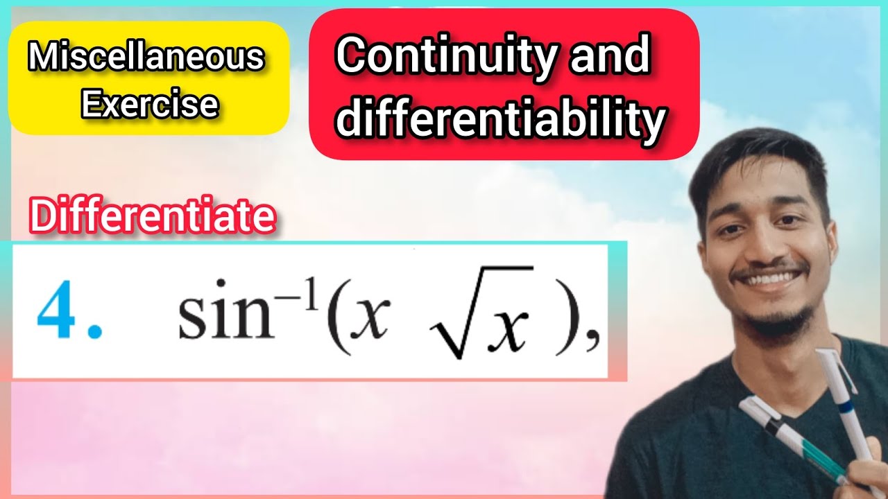 Class 12 maths chapter 5 miscellaneous question 4 | ch 5 miscellaneous ...