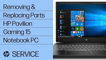 Removing & replacing parts for HP Pavilion Gaming 15 | HP Computer Service