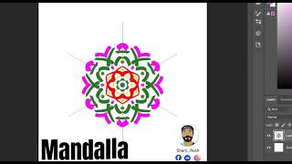 mandalla speed art photoshop