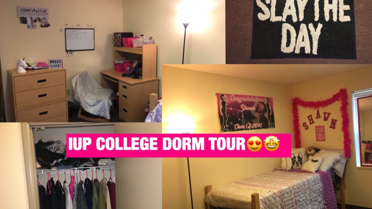 College Dorm Tour 2019 Iup Youtube