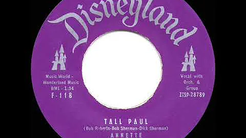 1959 HITS ARCHIVE: Tall Paul - Annette