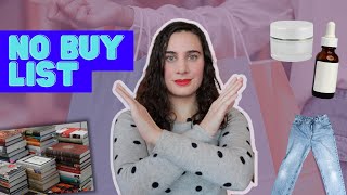 Anti Haul 2023: Things I'm Not Buying This Year