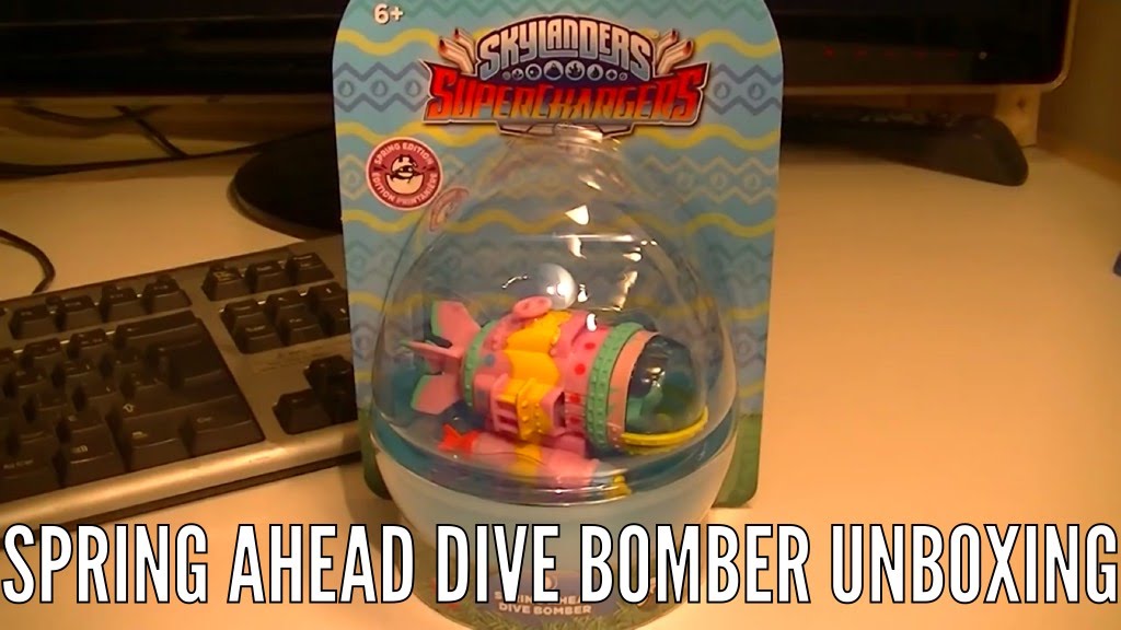 SKYLANDERS SUPERCHARGERS SPRING AHEAD DIVE BOMBER UNBOXING YouTube