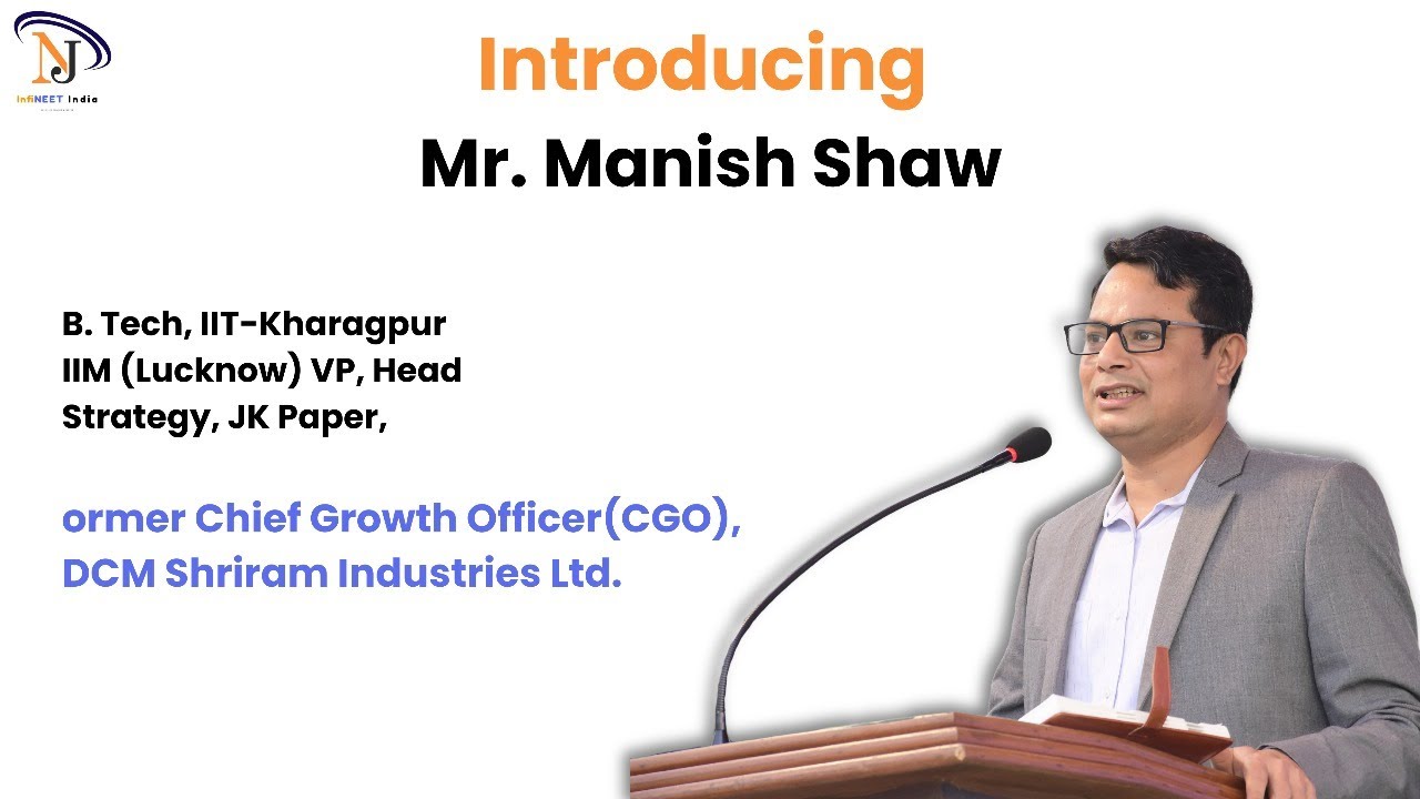 NEET/JEE/IIT Success: Strategic Thinking Tips by Mr. Manish Shaw | infiNEET INDIA