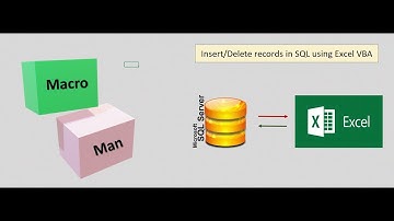 Insert/Delete Records in SQL using Excel VBA