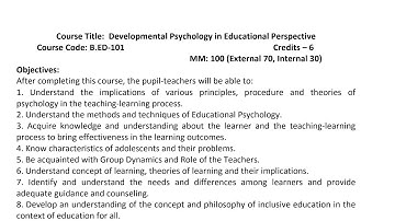 B ed First Semester Syllabus Assam University Silchar 2025 #purchase all notes only in 500 rupees